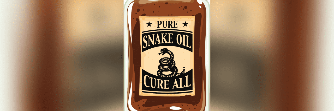 Bottle of snake oil