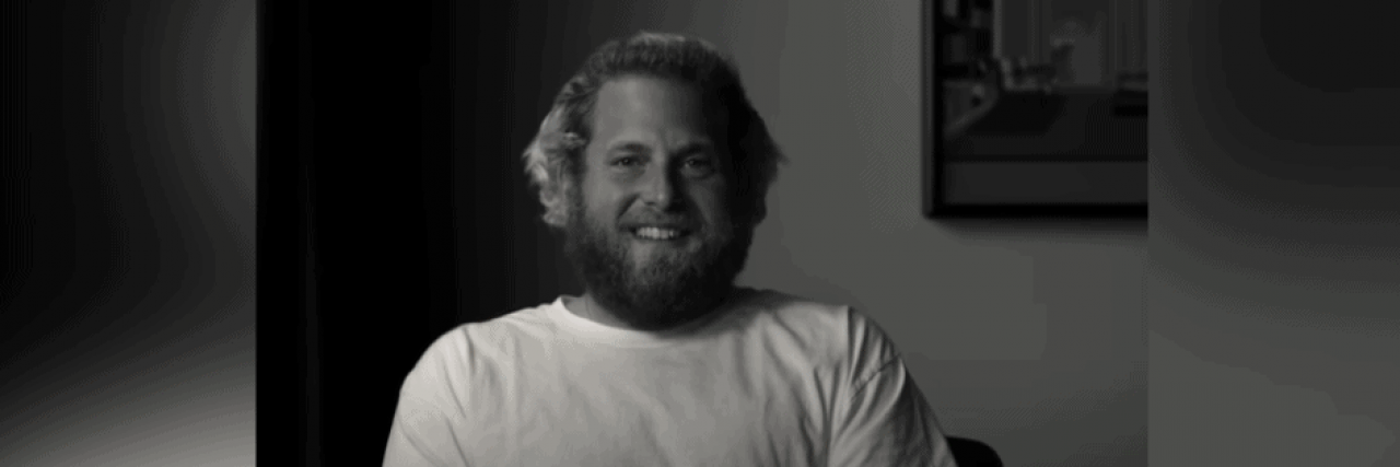 New Jonah Hill Documentary 'Stutz' Explores Vulnerability in the Therapeutic Relationship Black and white image of Jonah Hill from documentary "Stutz"