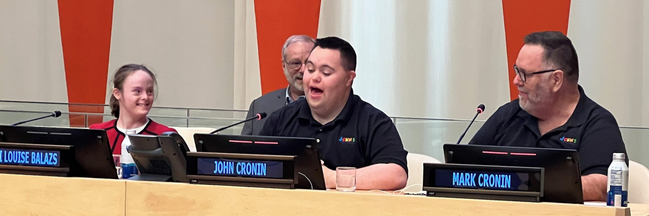 John Cronin speaking at the United Nations
