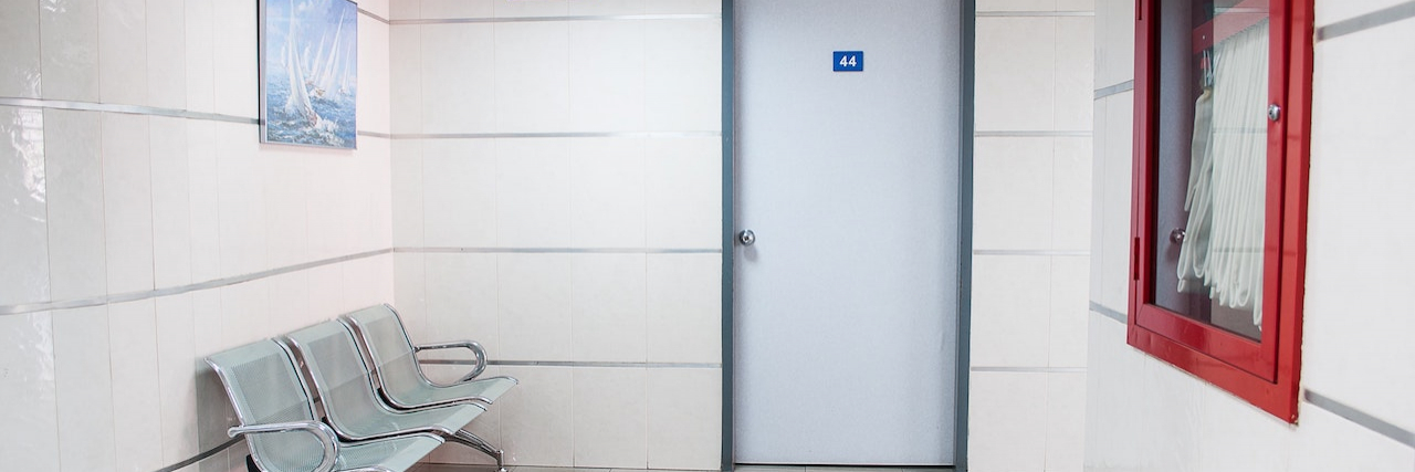The Sense of Relief I Feel in the Psych Ward Waiting Room as a Break From the Neurotypical World Empty chairs in a hospital waiting room