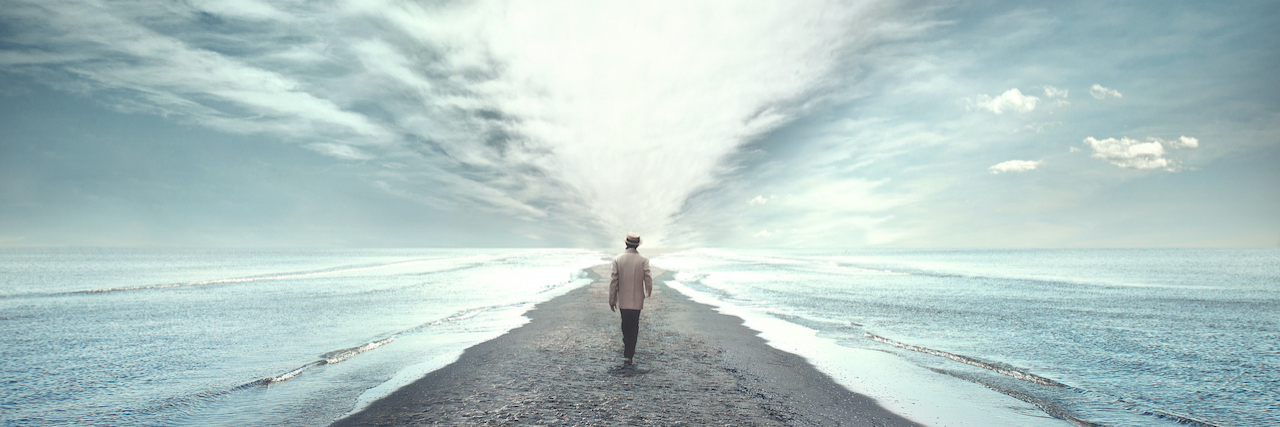 When Epilepsy Brings Limitations With It Man walking between two seas