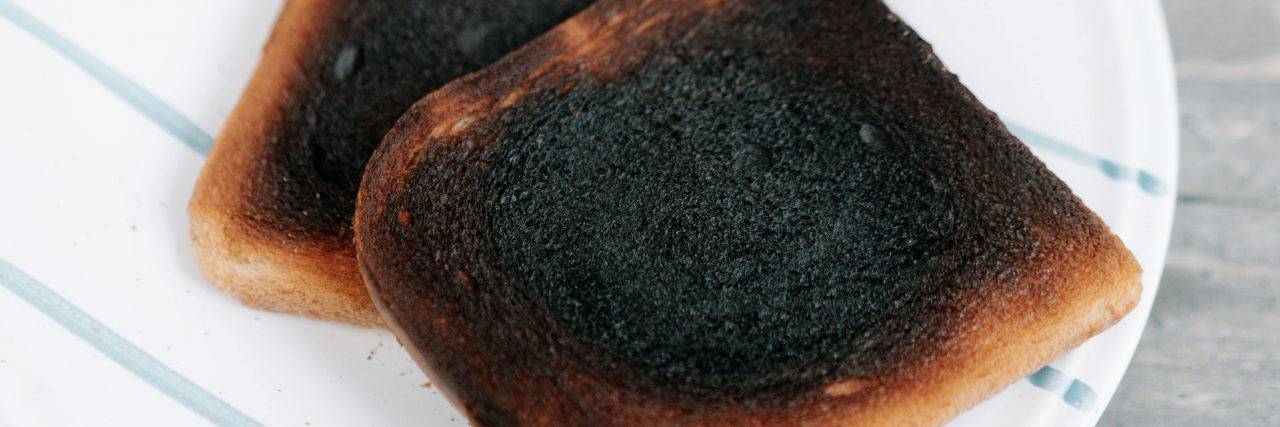 burnt toast