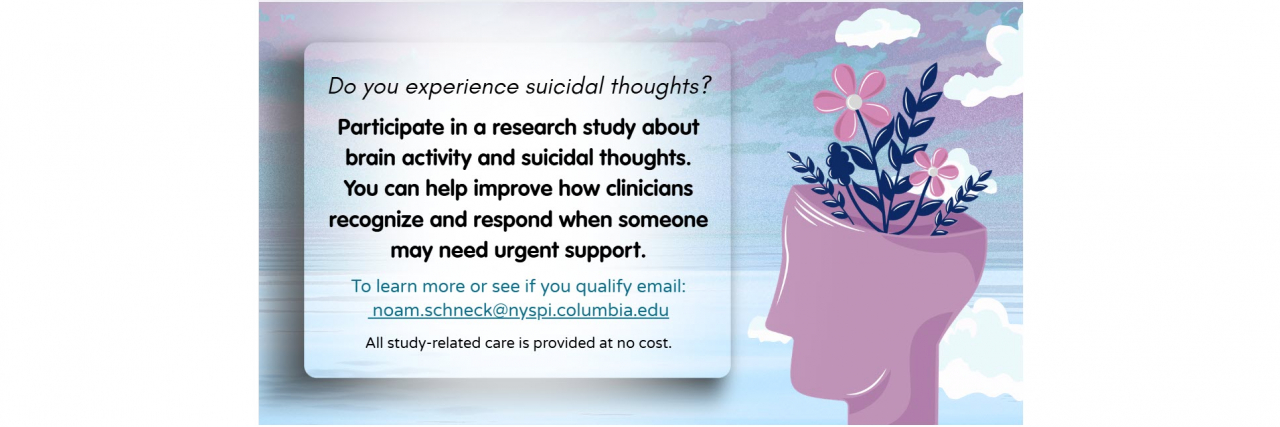 Do you experience suicidal thoughts?