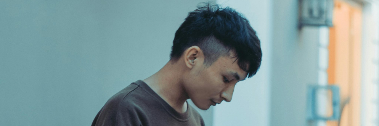 man looking depressed