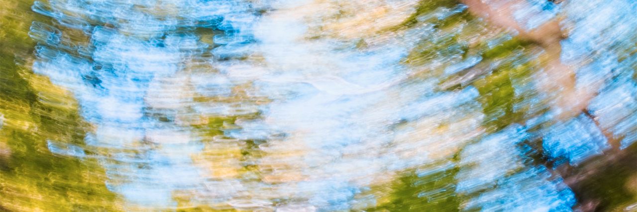 Signs of Palinopsia dizzy view of a tree