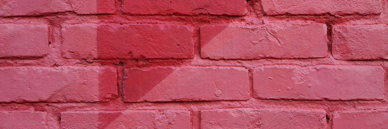 Migraine Pink Flags pink wall