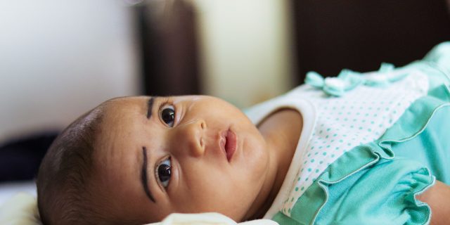 baby lying down