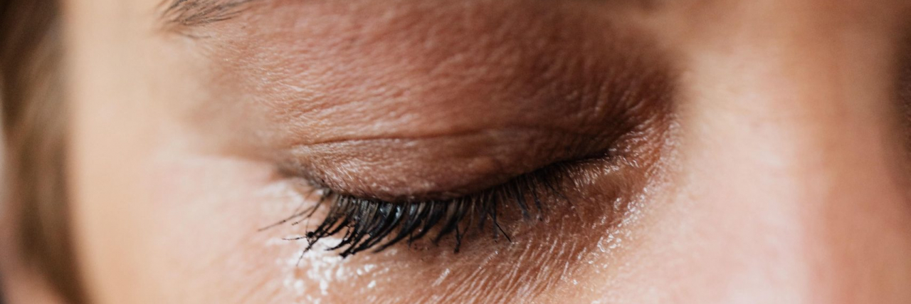 crying person