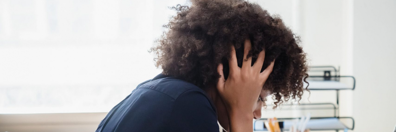 dysregulated person at work
