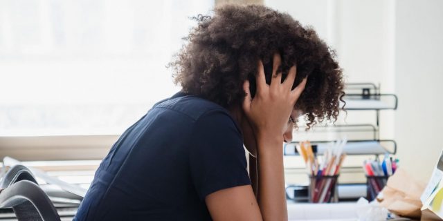 dysregulated person at work